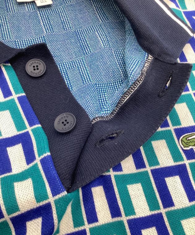 中古・古着通販】LACOSTE (ラコステ) 半袖ポロシャツ ブルー サイズ:L
