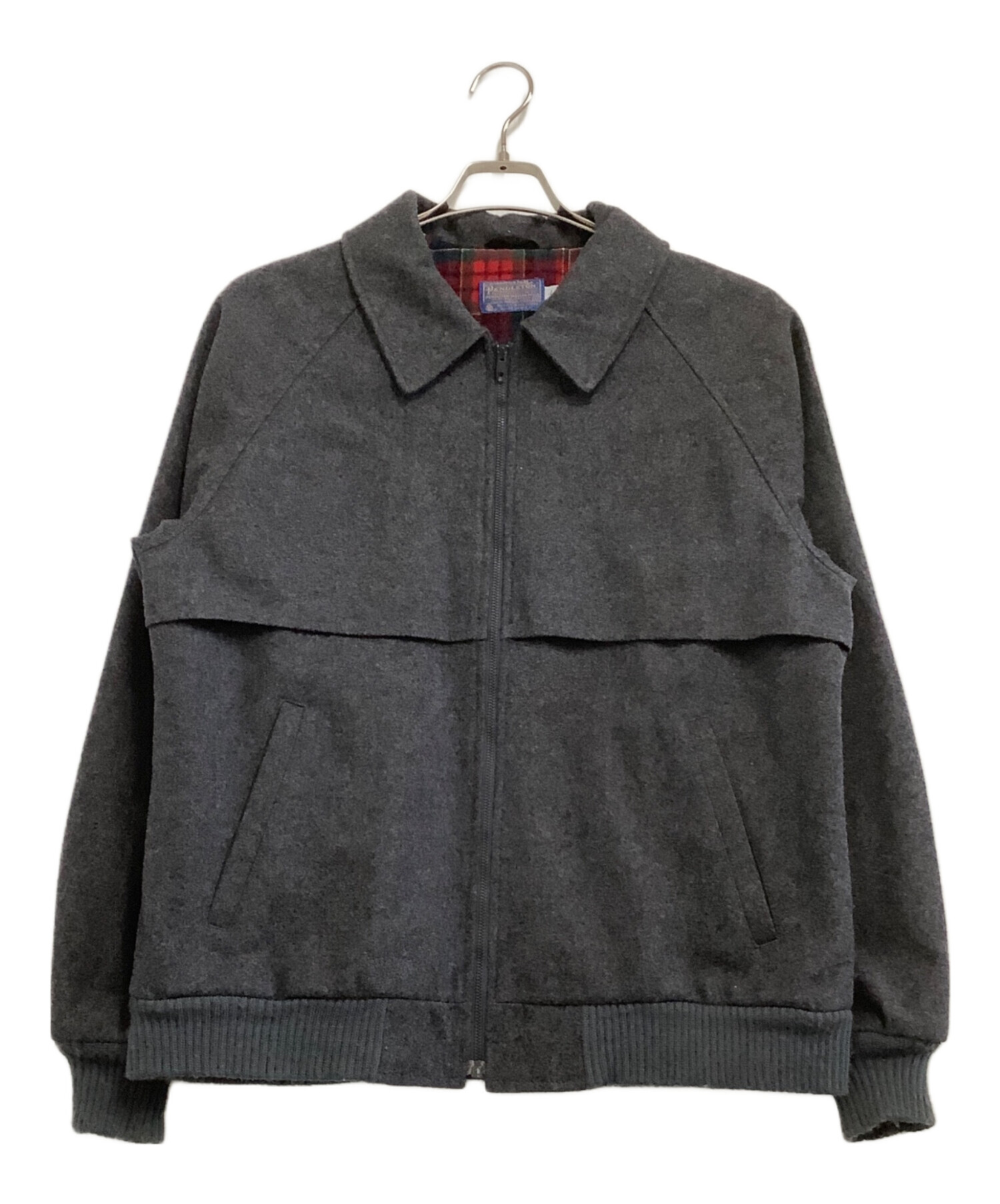 ペンドルトン ワークジャケット ブルゾン スウィングトップ アメカジ 古着 L 中古・古着通販】PENDLETON (ペンドルトン) スイングトップ グレー
