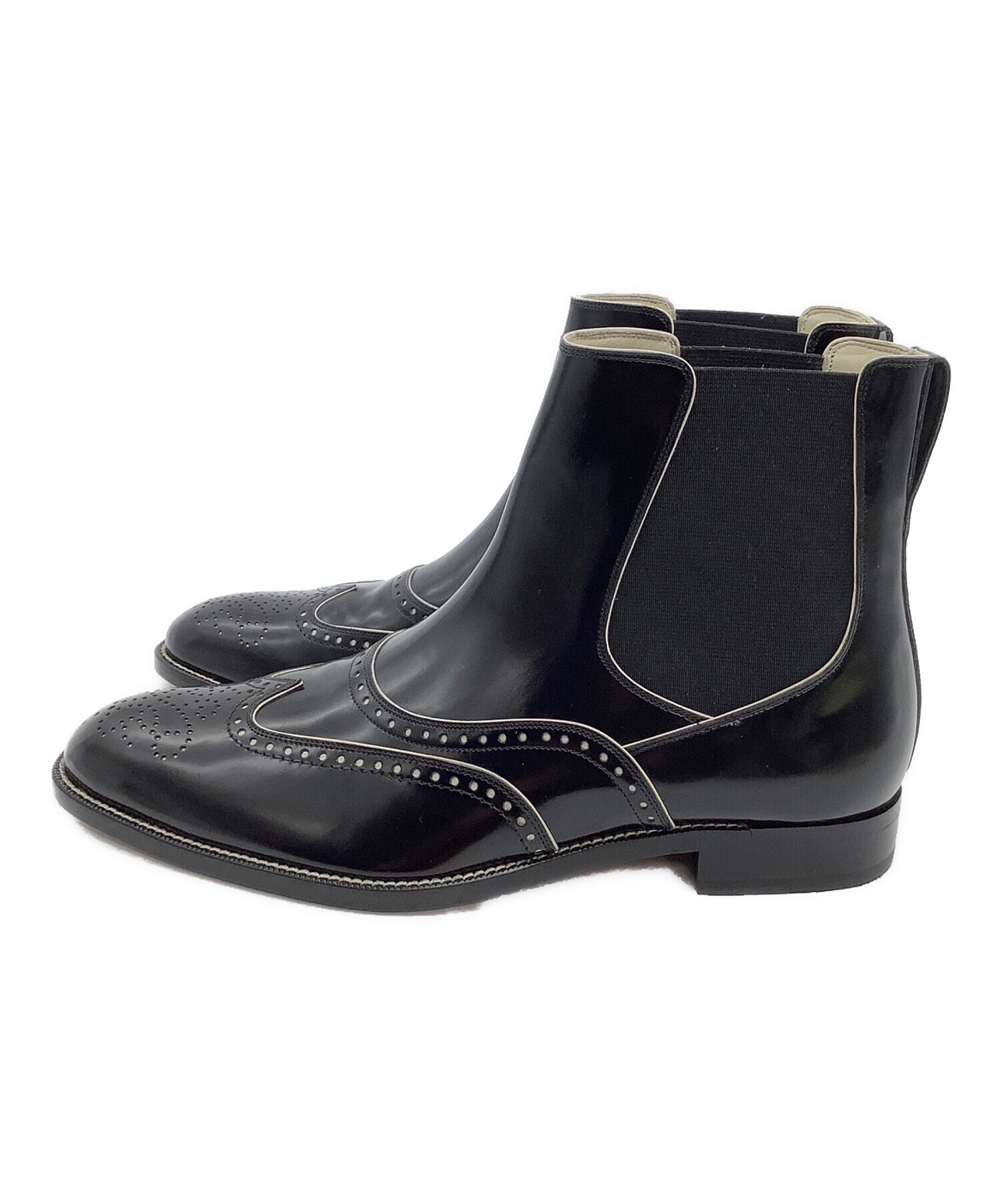 bally 新品未使用　サイズ37.5 中古・古着通販】BALLY (バリー) サイドゴアブーツ ウィングチップ