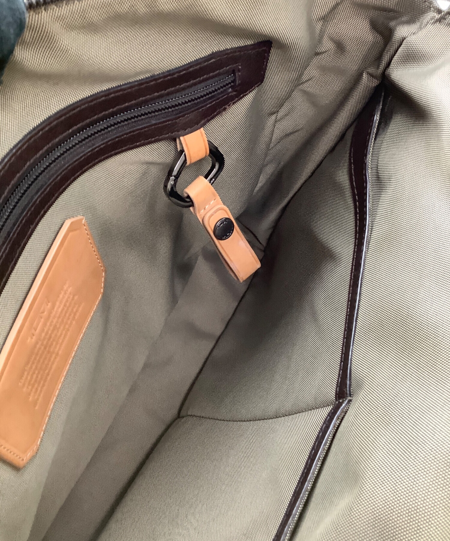 中古・古着通販】TUMI (トゥミ) 2WAYバッグ グレー×ブラウン｜ブランド