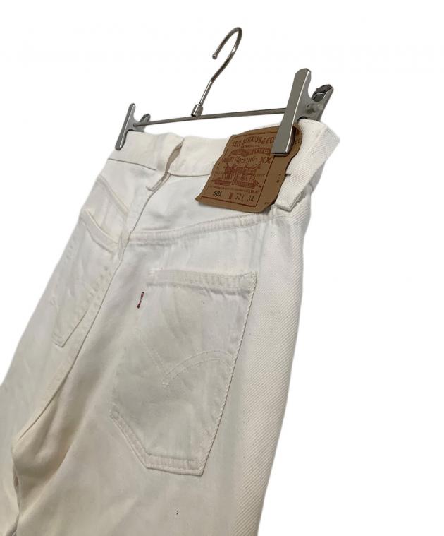 中古・古着通販】LEVI'S (リーバイス) ホワイトデニムパンツ ホワイト