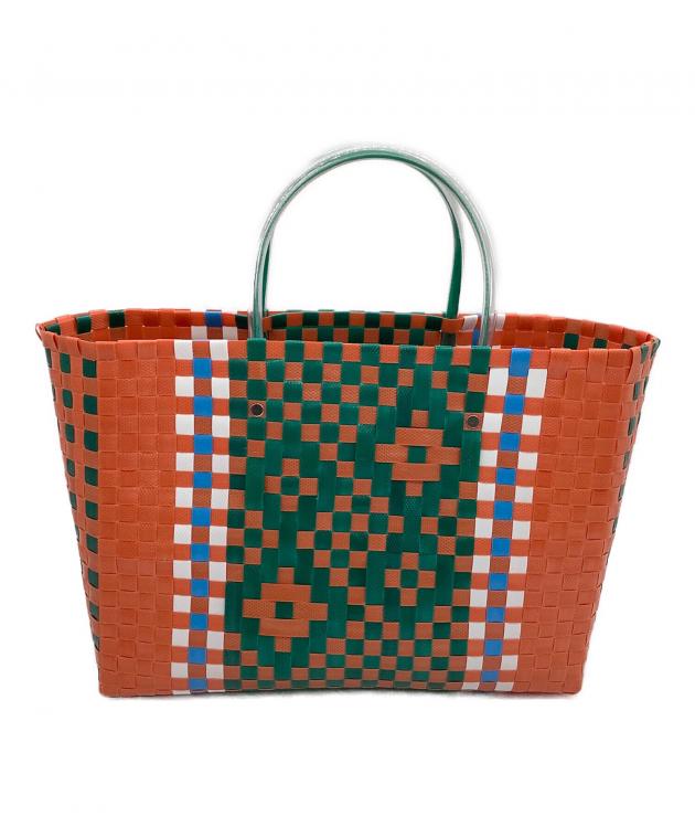 中古・古着通販】MARNI (マルニ) カゴバッグ フラワーカフェ オレンジ