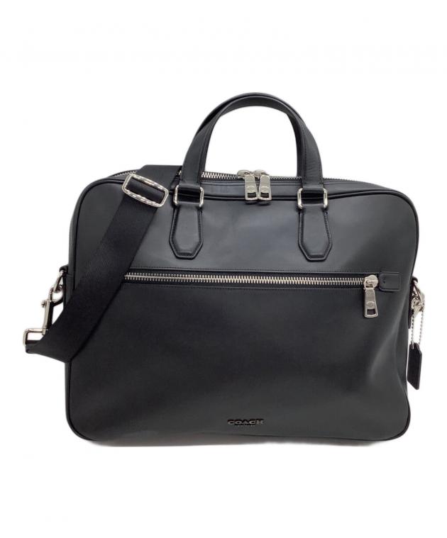 【COACH】レザービジネスバッグ 中古美品 中古・古着通販】COACH (コーチ) ビジネスバッグ ブラック｜ブランド