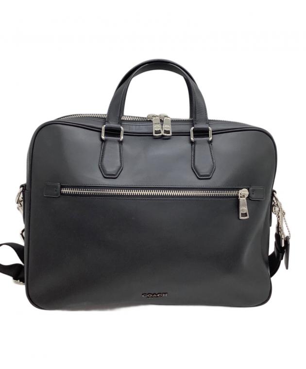 中古・古着通販】COACH (コーチ) ビジネスバッグ ブラック｜ブランド