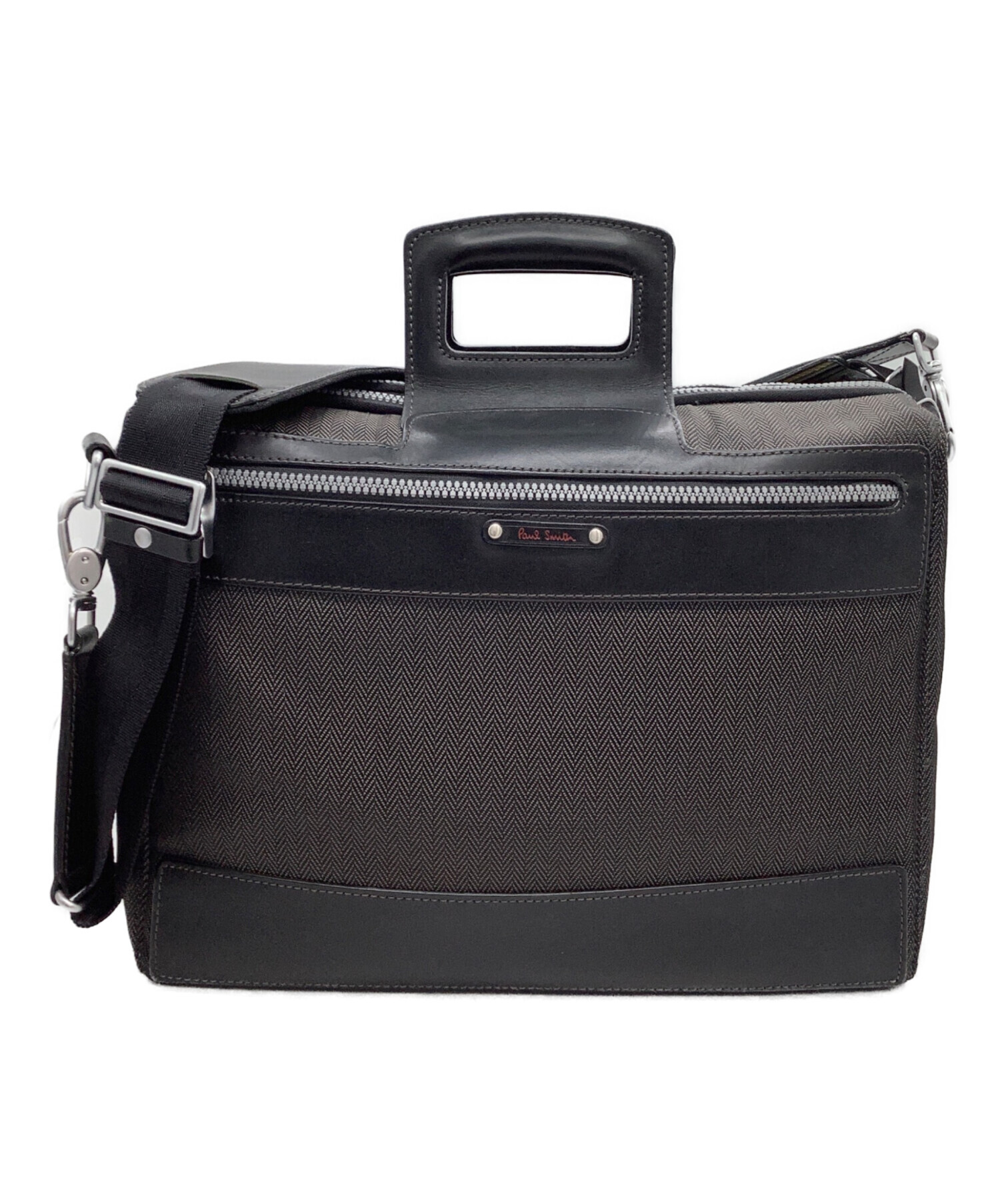 【ゆう】【美品】ポールスミス ビジネスバッグ タグ付 2way ブラック 中古・古着通販】PAUL SMITH (ポールスミス) 2WAYビジネスバッグ