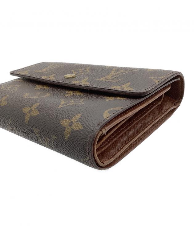 【SSS級】ルイヴィトン モノグラム ポルトトレゾール エテュイパピエ LOUIS VUITTON ルイヴィトン 三つ折り財布 ポルト トレゾール エテュイ