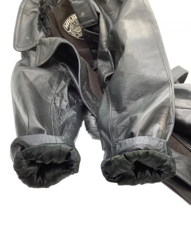 中古・古着通販】WALKER (ウォーカー) レザージャケット ブラック