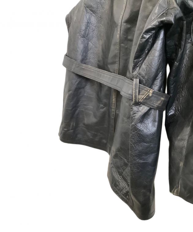 中古・古着通販】WALKER (ウォーカー) レザージャケット ブラック