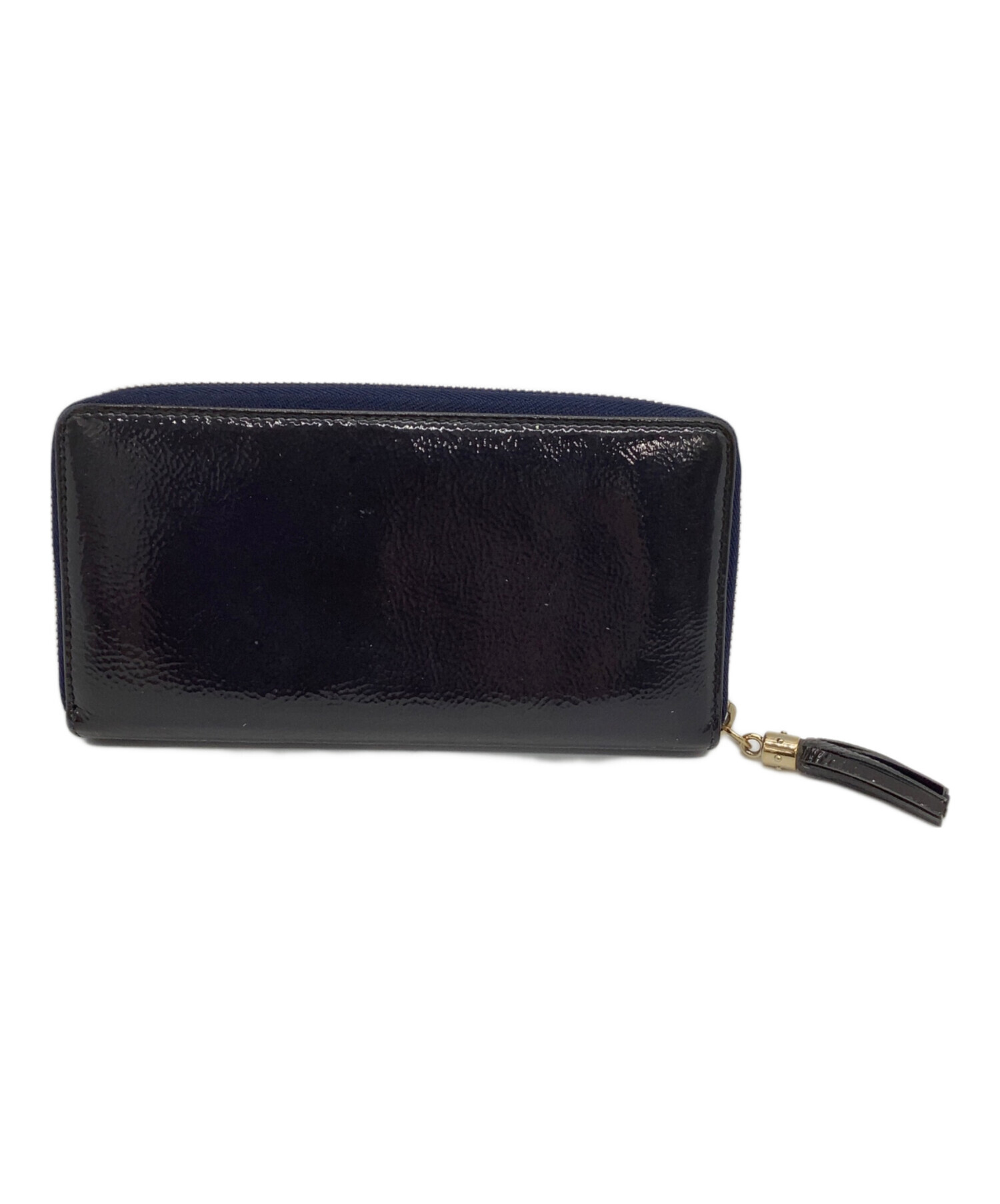 中古・古着通販】GUCCI (グッチ) 長財布 ソーホー ネイビー｜ブランド