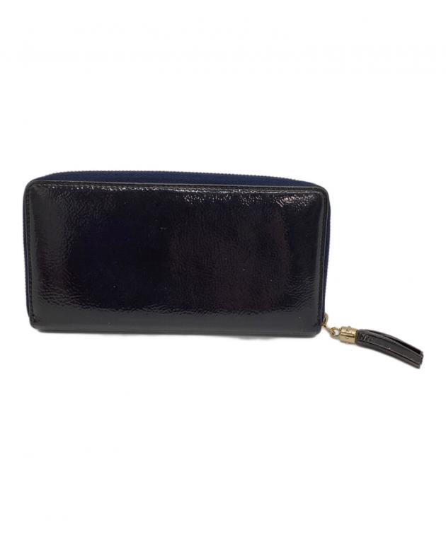超美品！GUCCI 長財布 ネイビー 中古・古着通販】GUCCI (グッチ) 長財布 ソーホー ネイビー｜ブランド