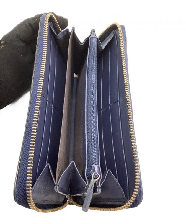 グッチ 長財布 ソーホー 282413 ブルー 中古・古着通販】GUCCI (グッチ) 長財布 ソーホー ネイビー｜ブランド