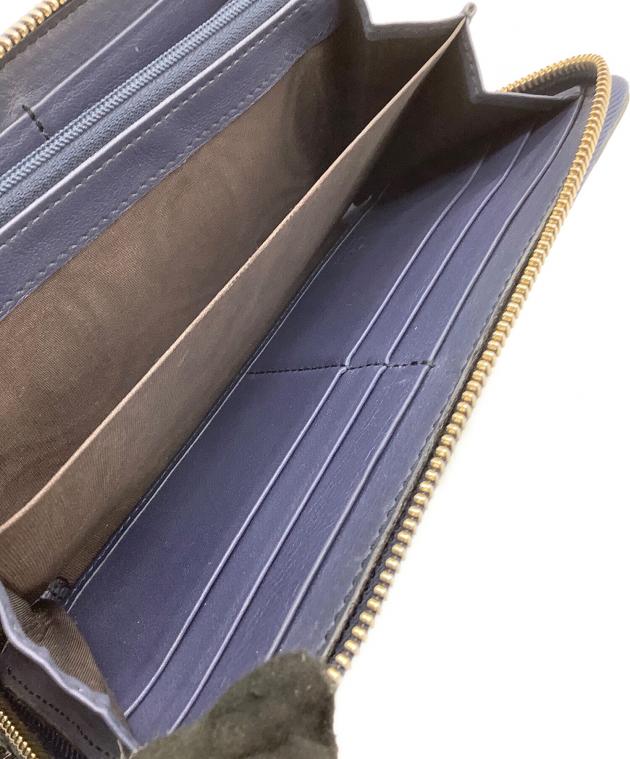 中古・古着通販】GUCCI (グッチ) 長財布 ソーホー ネイビー｜ブランド