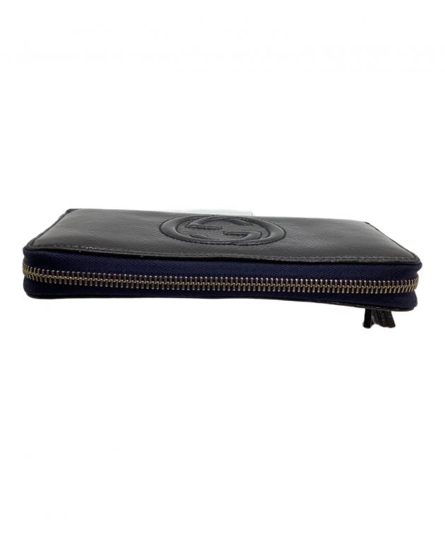 GUCCI グッチ/長財布/282434/114*/ABランク/76【中古】 中古・古着通販】GUCCI (グッチ) 長財布 ブラック｜ブランド・古着通販