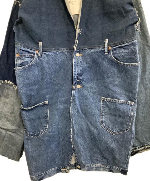 中古・古着通販】BONUM (ボナム) リメイクデニムジャケット ブルー