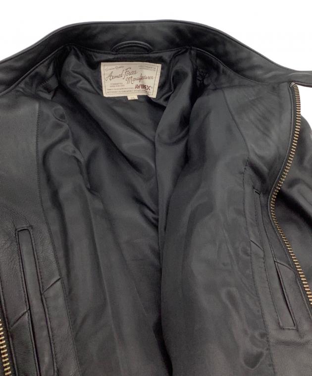 中古・古着通販】AVIREX (アヴィレックス) シングルライダースレザー