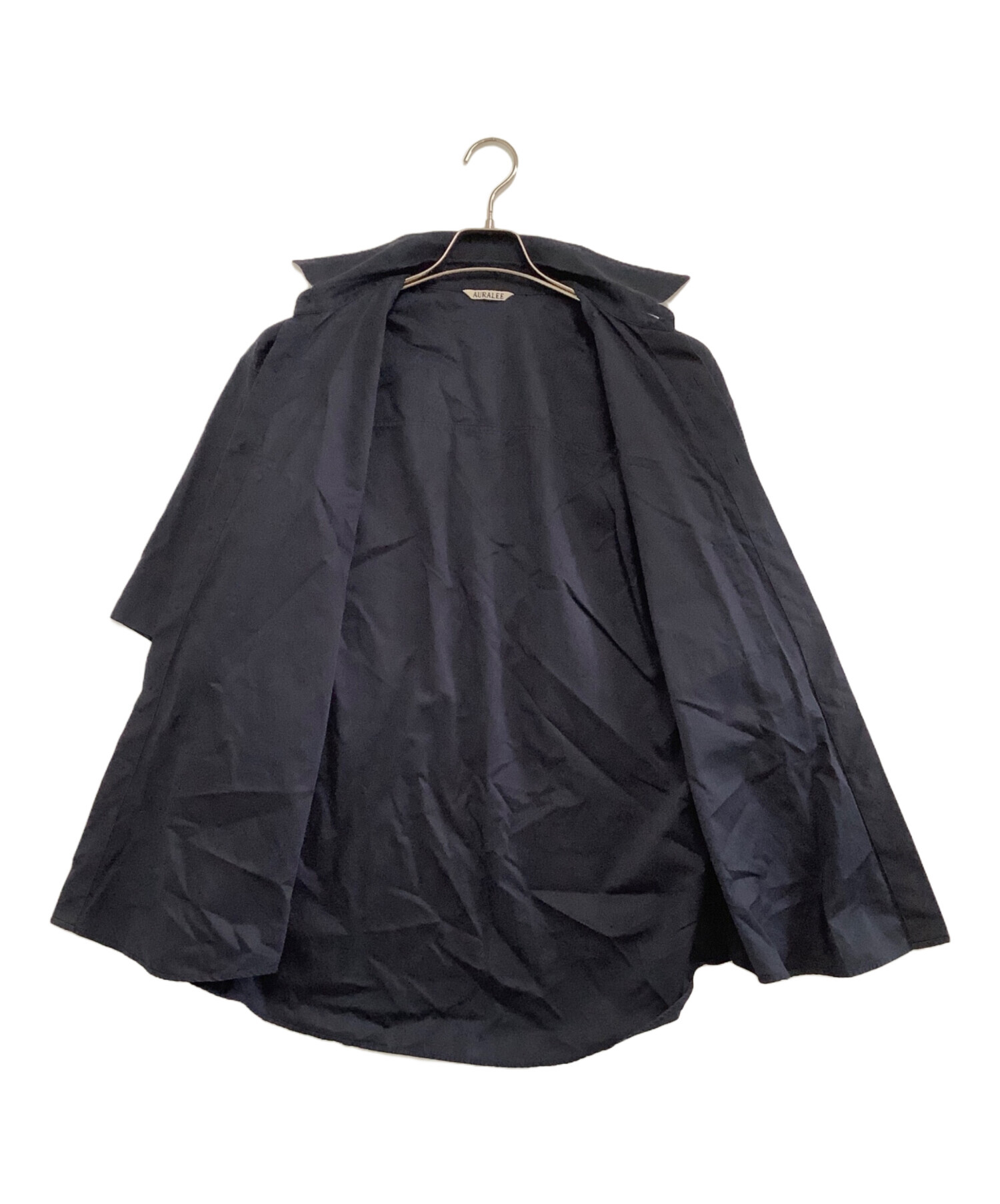 AURALEE ネイビー 半袖シャツ　サイズ3　A20SS08TN 中古・古着通販】AURALEE (オーラリー) 半袖シャツ ネイビー サイズ:4