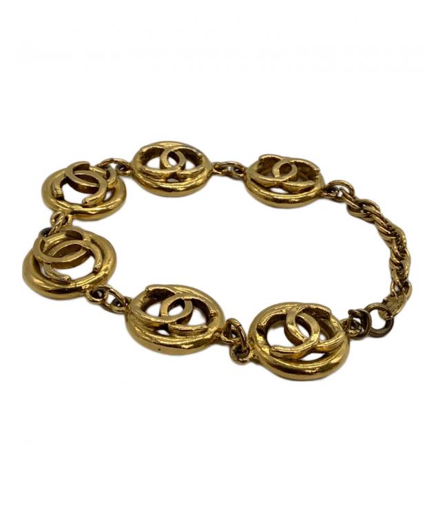 シャネル　バングル 中古・古着通販】CHANEL (シャネル) ココマークブレスレット 1982