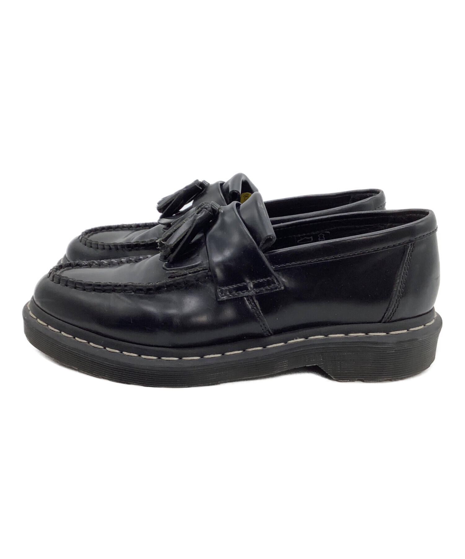 【美品】Dr.Martens ADRIAN タッセルローファー 黒 UK7 中古・古着通販】Dr.Martens (ドクターマーチン) タッセルローファー