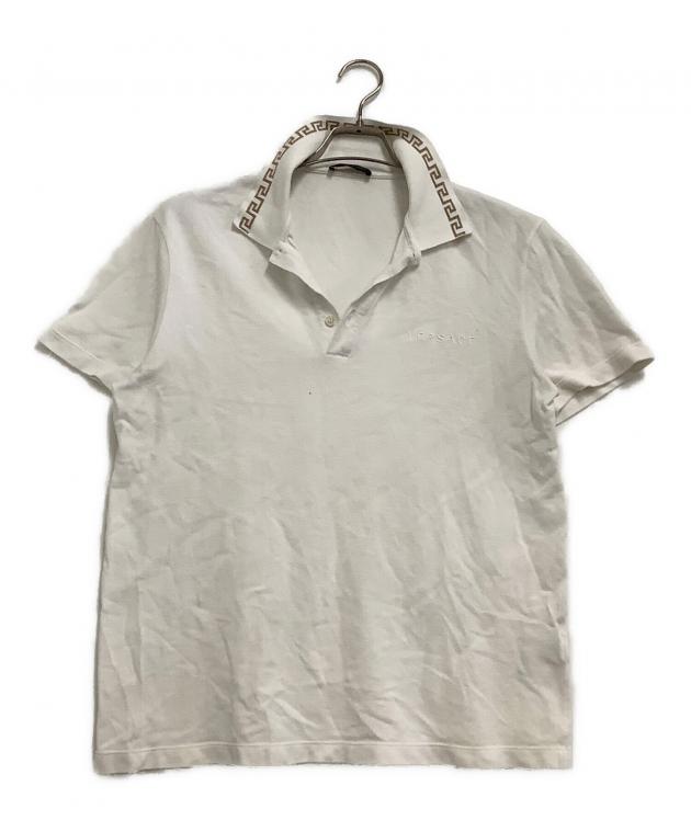 中古・古着通販】VERSACE (ヴェルサーチェ) 半袖ポロシャツ ホワイト 