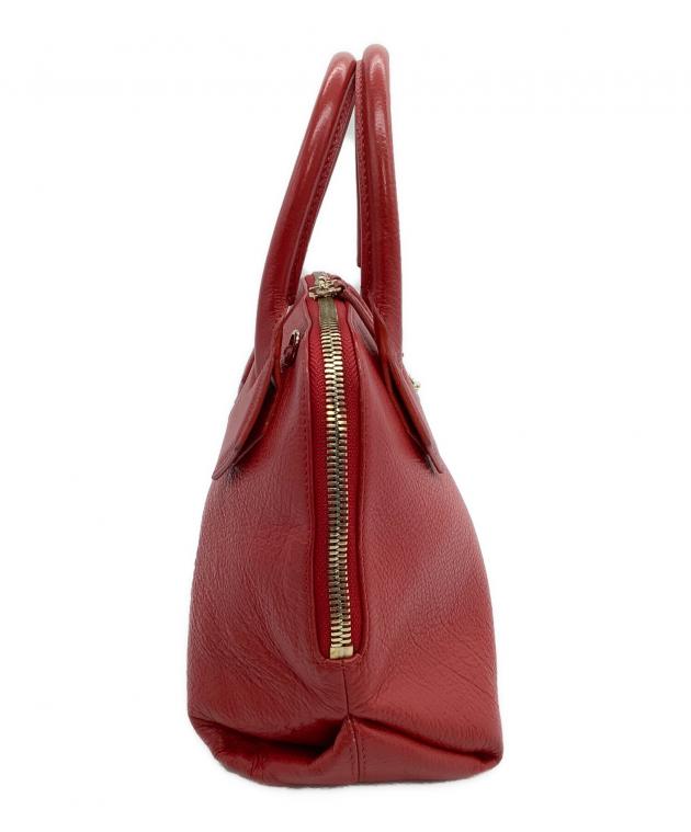 ♡ヴィヴィアンウエストウッドバルモラルハンドバッグレッド美品♡ 中古・古着通販】Vivienne Westwood (ヴィヴィアンウエストウッド