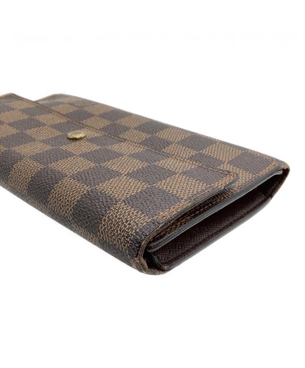 ルイヴィトン ダミエ ポルトフォイユ インターナショナル 折り財布 N61217 中古・古着通販】LOUIS VUITTON (ルイ ヴィトン) 長財布 ダミエ