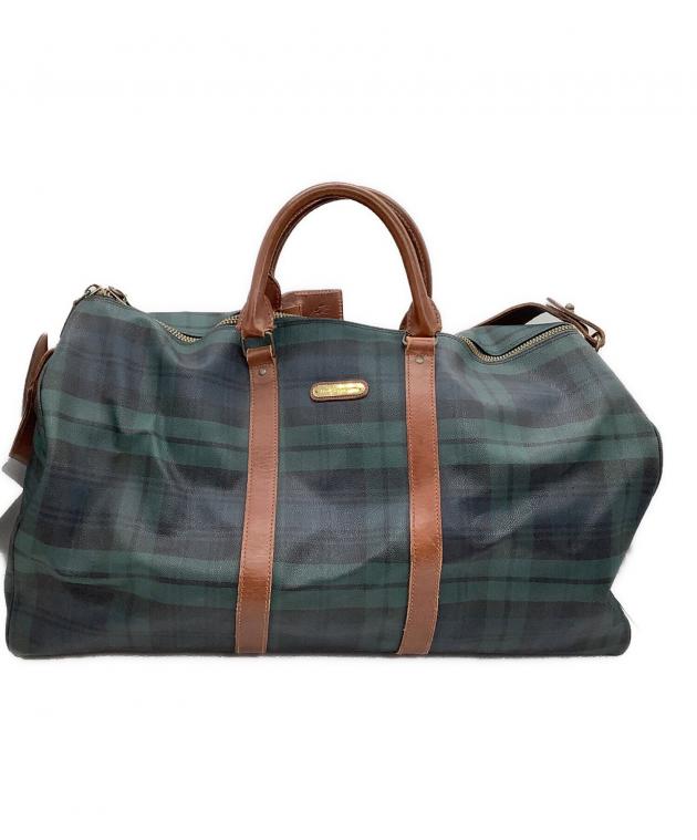 Ralph Lauren ボストンバッグ ネイビー・グリーン 中古・古着通販】POLO RALPH LAUREN (ポロ・ラルフローレン) ボストン