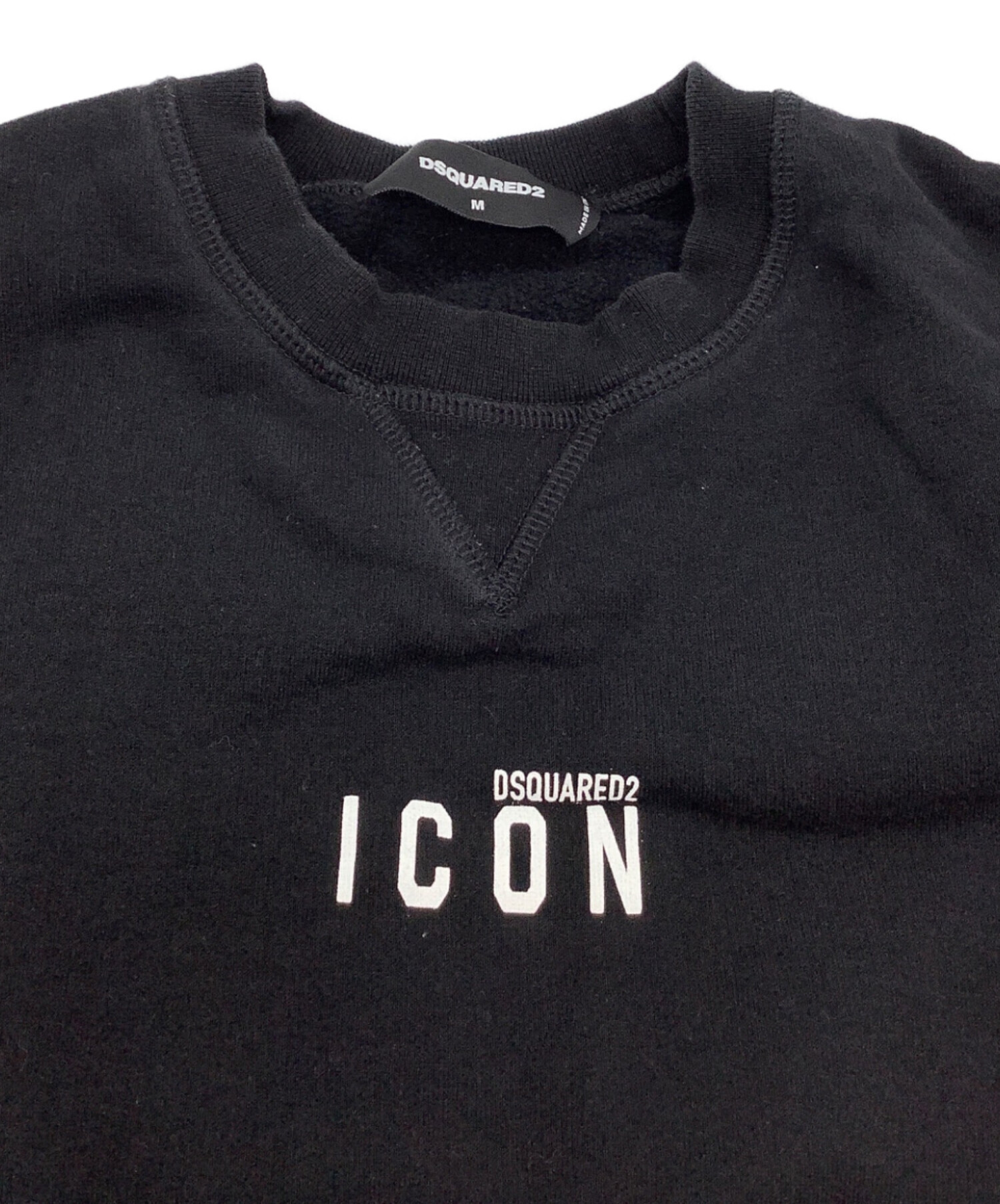 【売り切り:期間限定】ディースクエアード スウェット 中古・古着通販】DSQUARED2 (ディースクエアード) スウェット ブラック