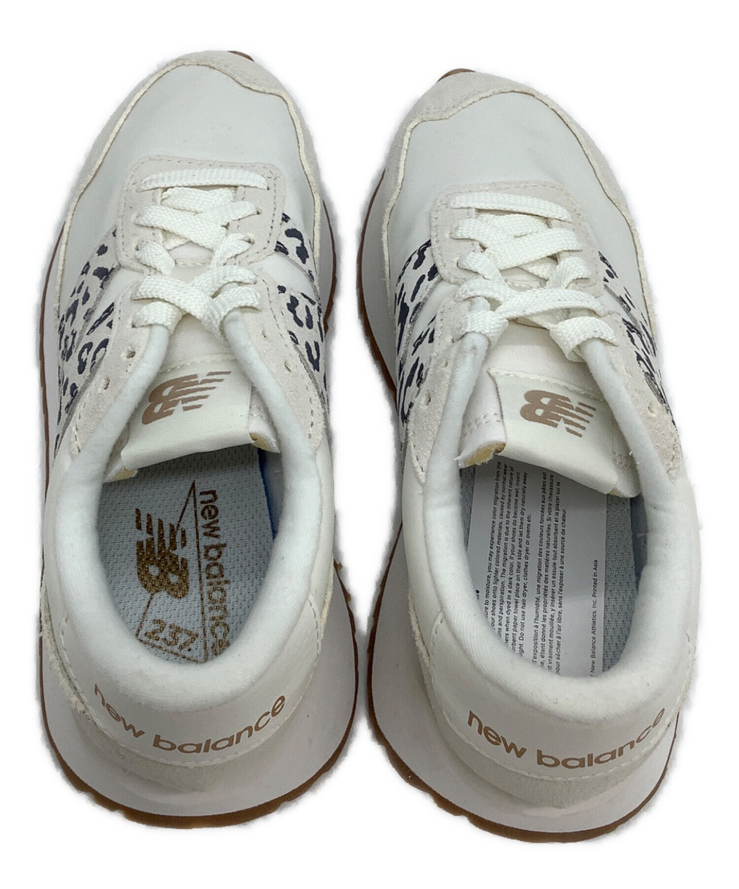【23cm】新品 未使用 タグ・箱付き ニューバランス スニーカー ホワイト 中古・古着通販】NEW BALANCE (ニューバランス) スニーカー ホワイト