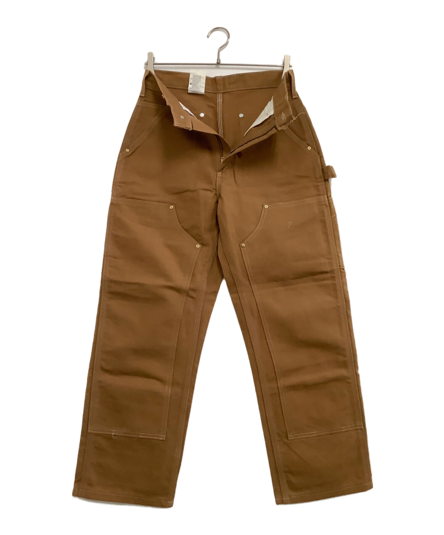 カーハート　ダブルニー　ブラウン　ベージュ　2本セット 中古・古着通販】CarHartt (カーハート) ダブルニーワークパンツ