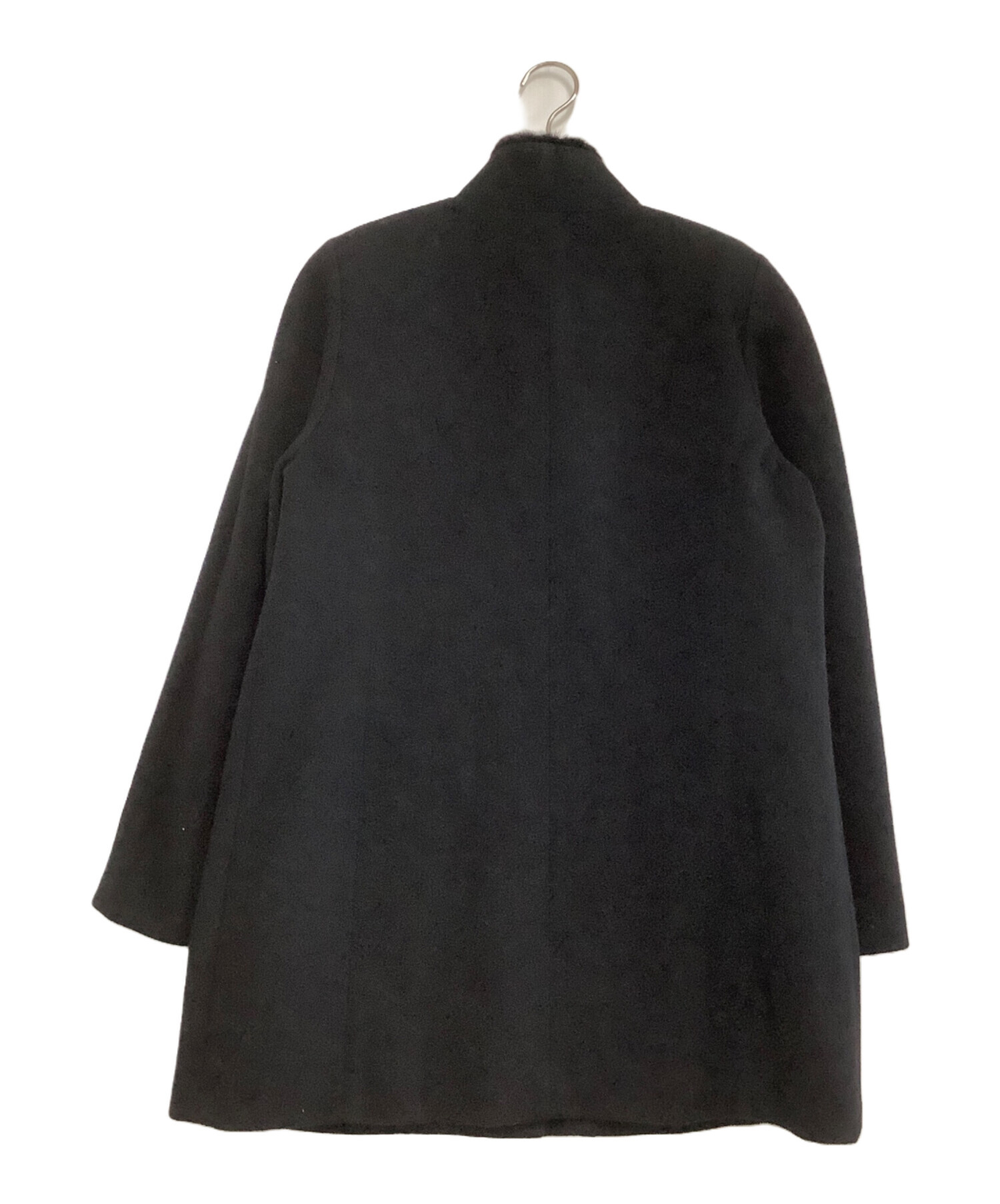 中古・古着通販】LEILIAN (レリアン) カシミヤコート ブラック サイズ