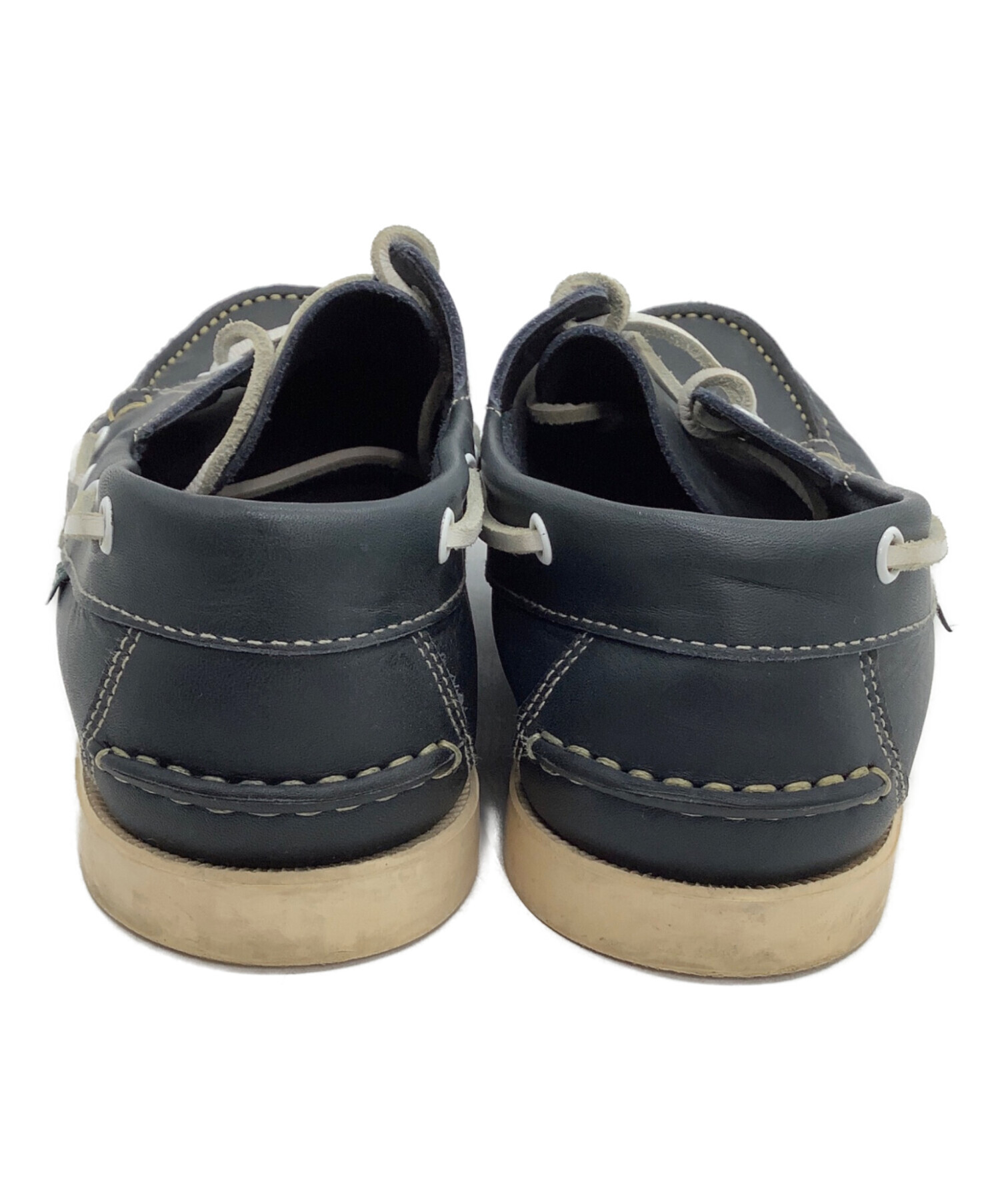 Paraboot ネイビーモカシン24センチ 中古・古着通販】PARABOOT (パラブーツ) モカシンシューズ ネイビー
