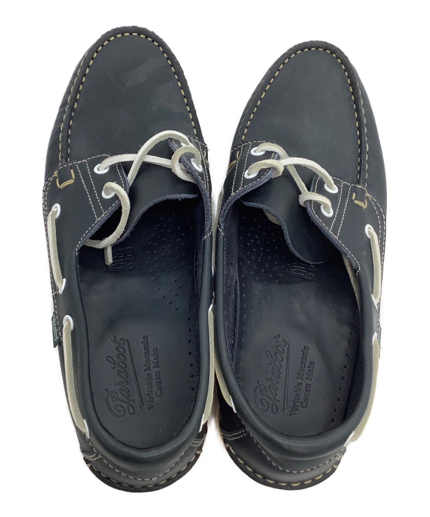 中古・古着通販】PARABOOT (パラブーツ) モカシンシューズ ネイビー