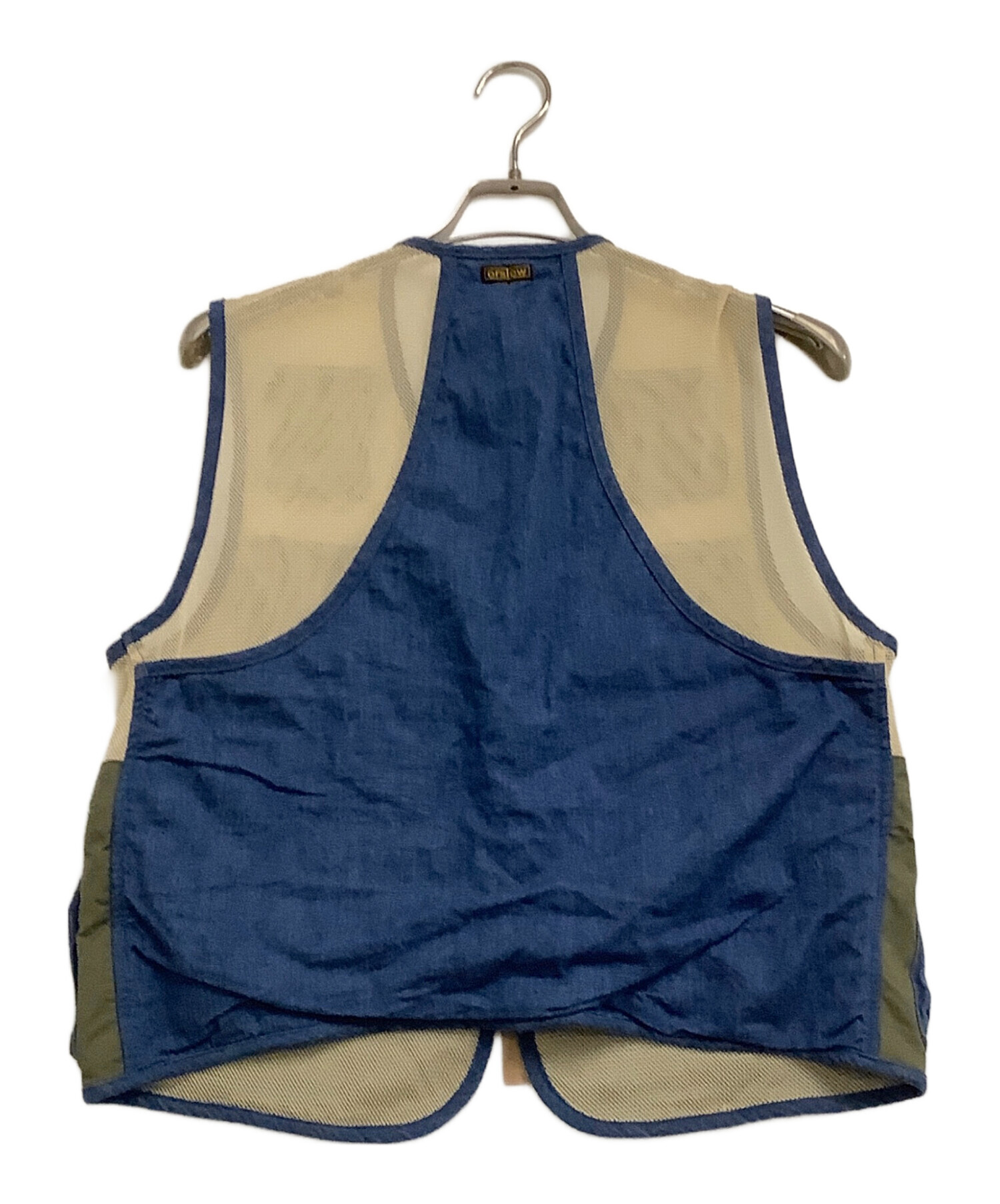 AAA☆ 様orslow オアスロウ　リバーシブル　デニムベスト　ブランケット 中古・古着通販】orSlow (オアスロウ) デニムメッシュベスト