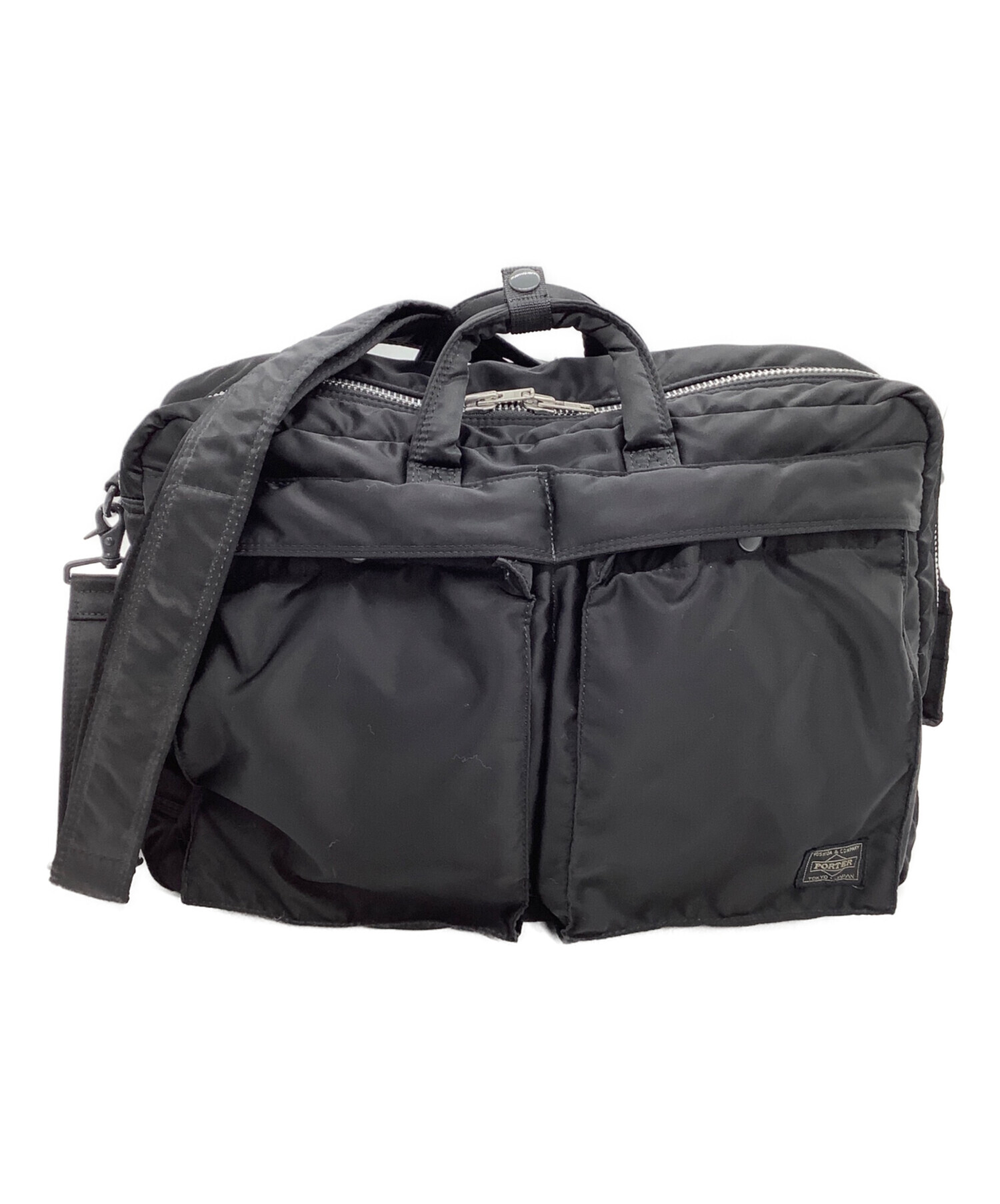 中古・古着通販】PORTER (ポーター) 3WAYバッグ タンカー ブラック