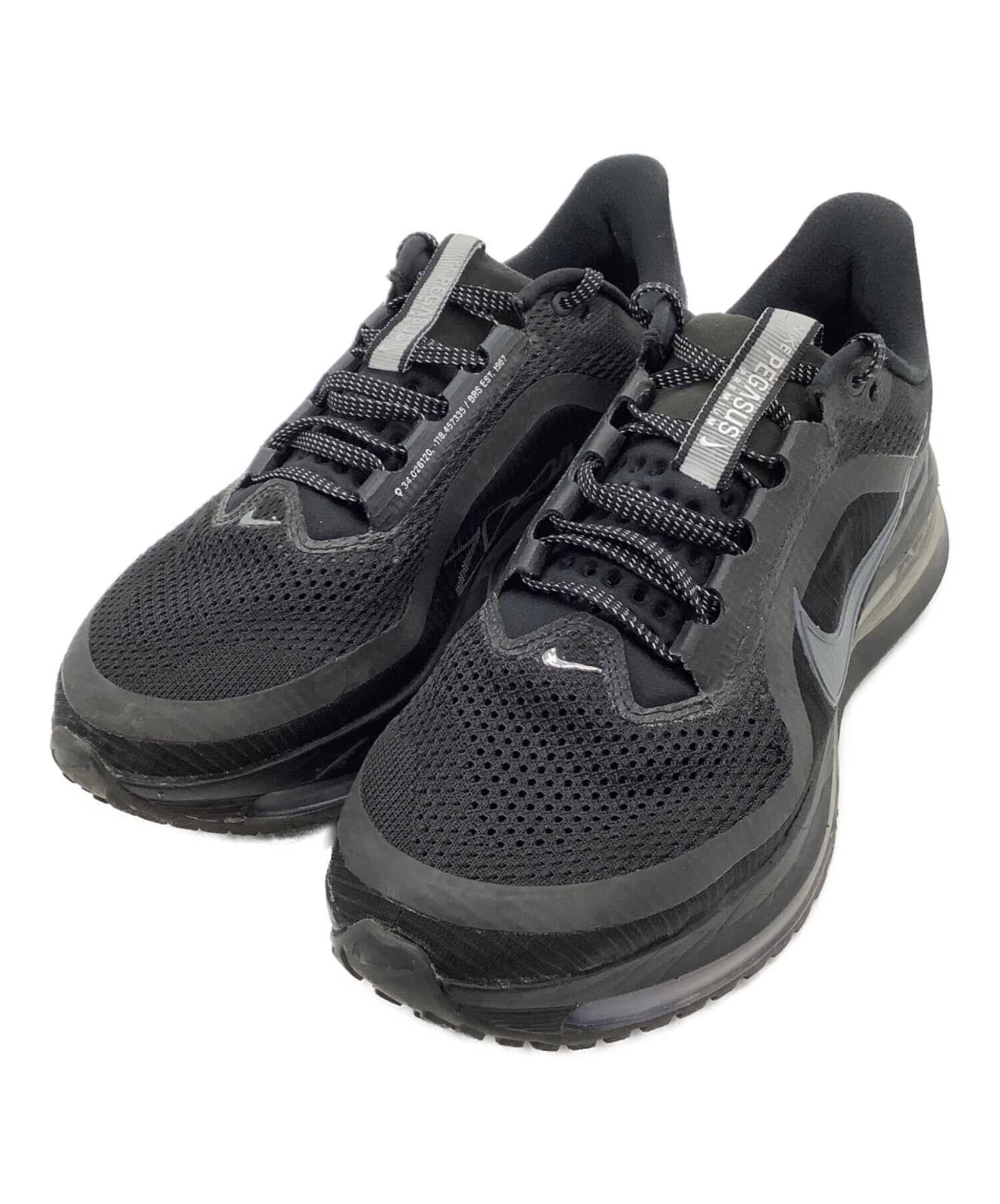 中古・古着通販】NIKE (ナイキ) ランニングシューズ ブラック サイズ 