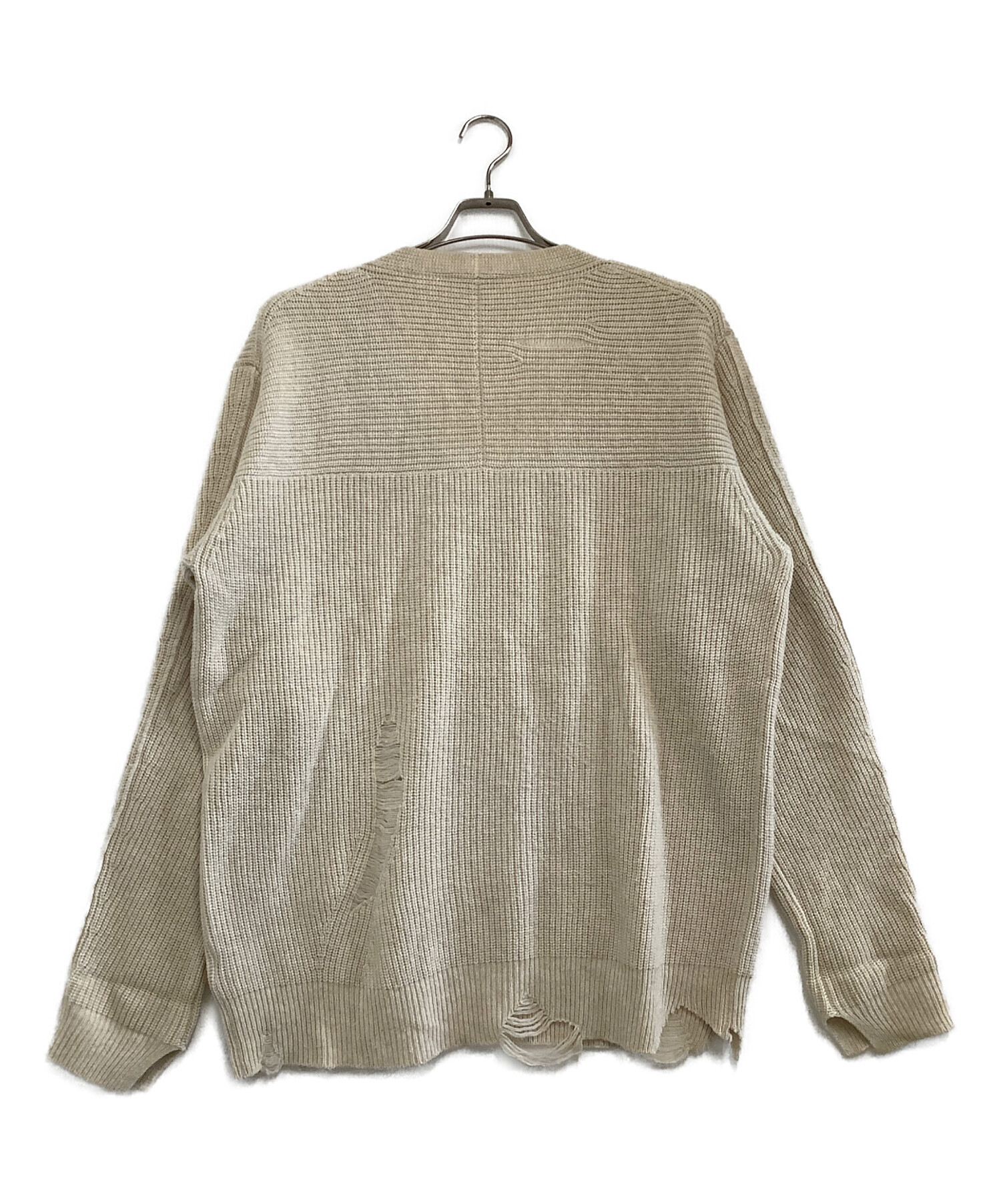中古・古着通販】HELMUT LANG (ヘルムートラング) 厚手ニット ベージュ
