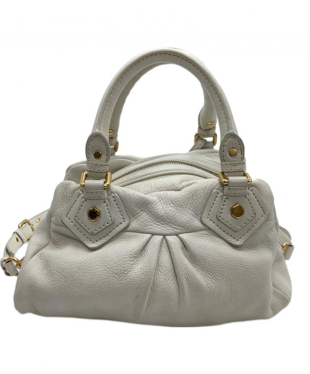 Marc Jacobs バッグ クラシック Q 2way アイボリー　ホワイト 中古・古着通販】Marc by Marc Jacobs (マークバイマークジェイコブス