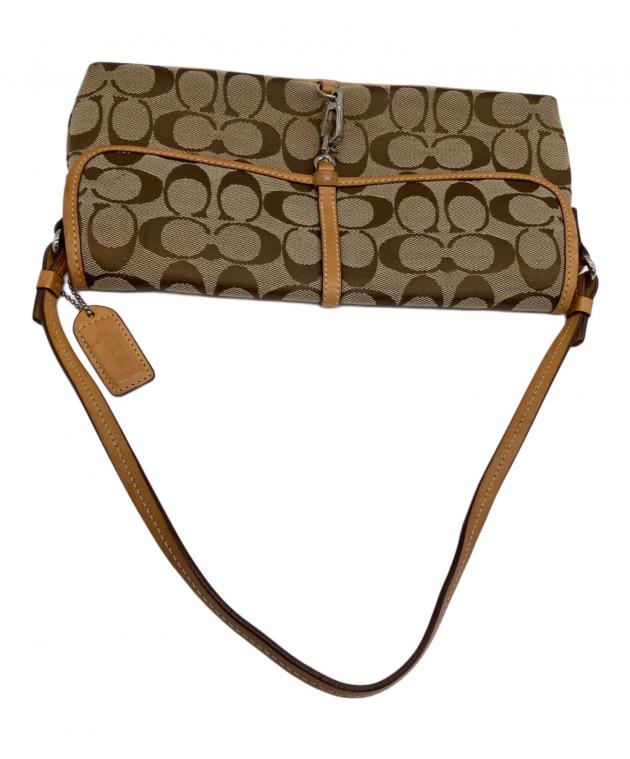 中古・古着通販】COACH (コーチ) ワンショルダーバッグ シグネチャー