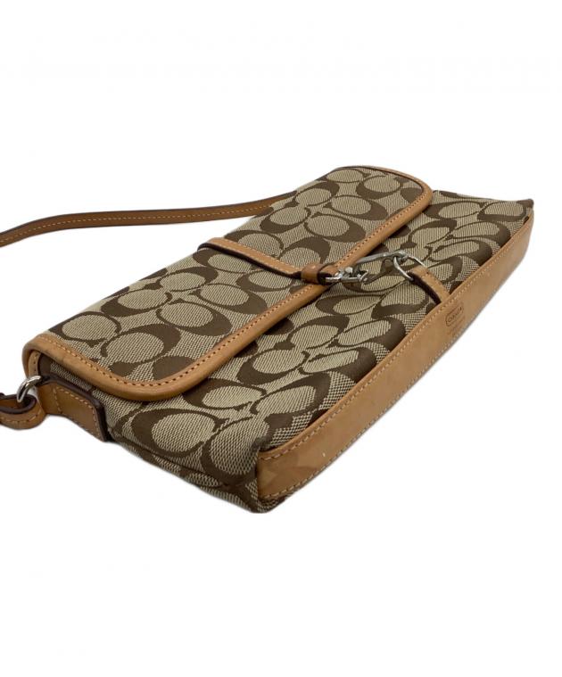 中古・古着通販】COACH (コーチ) ワンショルダーバッグ シグネチャー