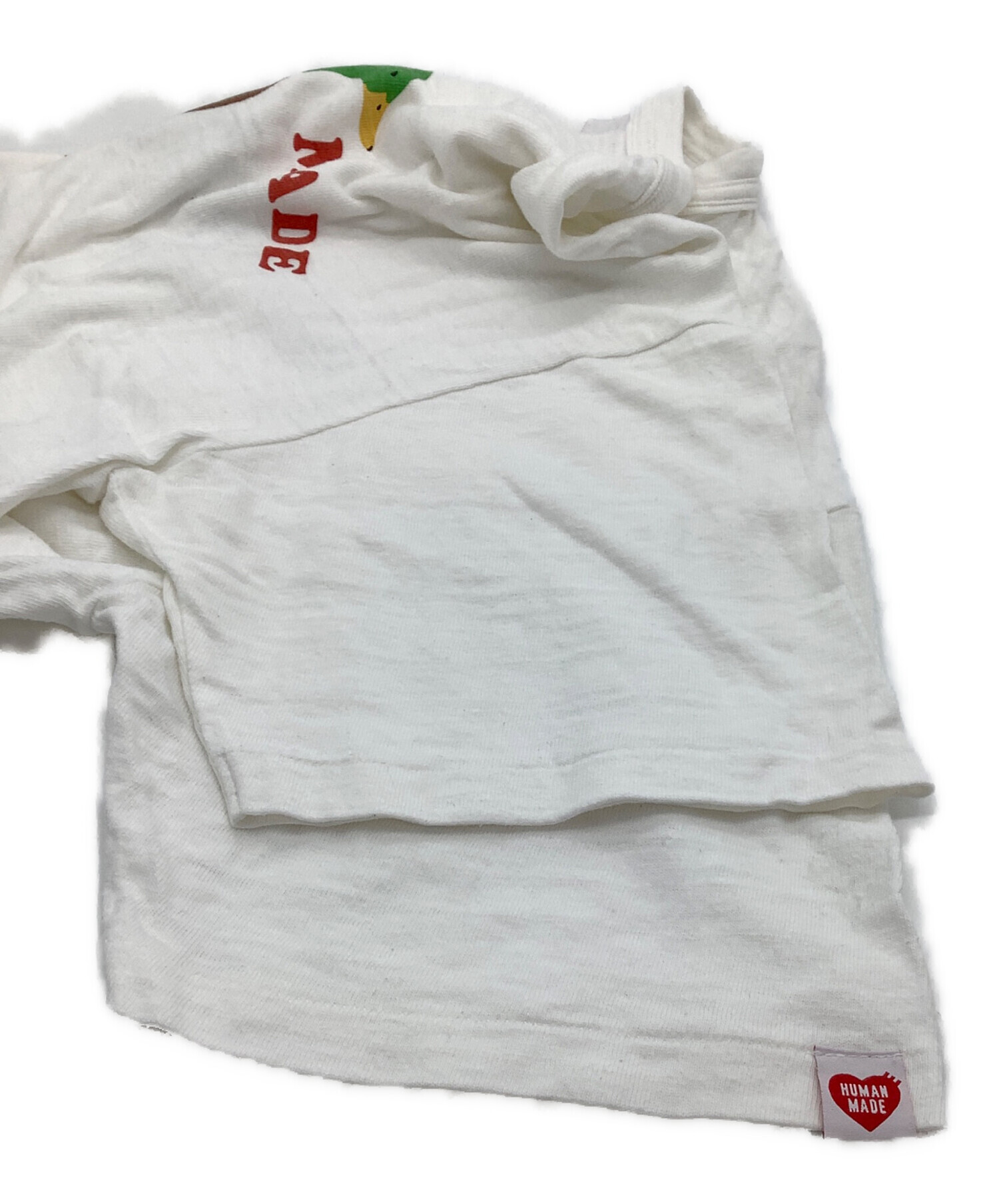 中古・古着通販】HUMAN MADE (ヒューマンメイド) 半袖Tシャツ ホワイト 