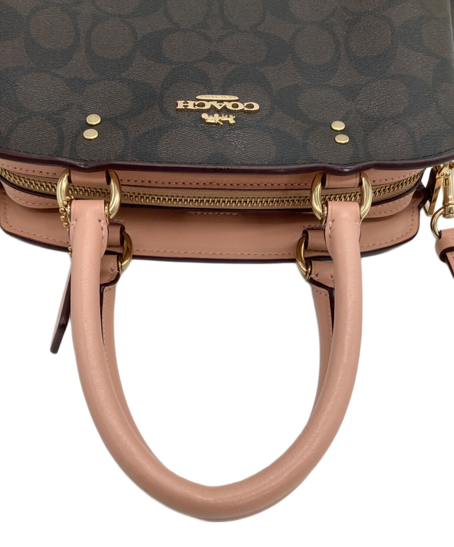 中古・古着通販】COACH (コーチ) ショルダーバッグ シグネチャー