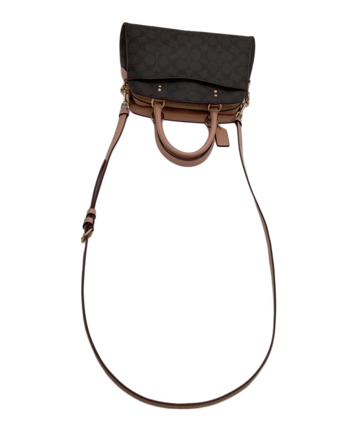 中古・古着通販】COACH (コーチ) ショルダーバッグ シグネチャー