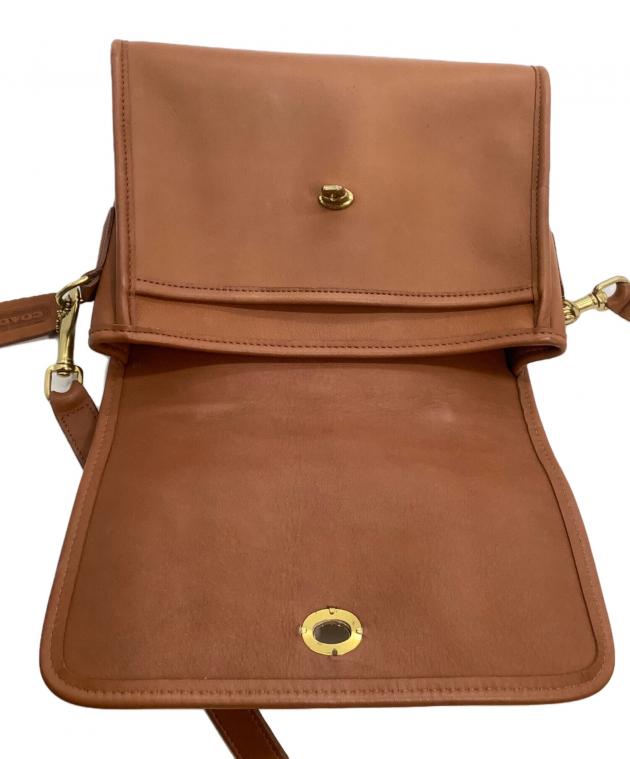 中古・古着通販】COACH (コーチ) レザーショルダーバッグ OLD COACH