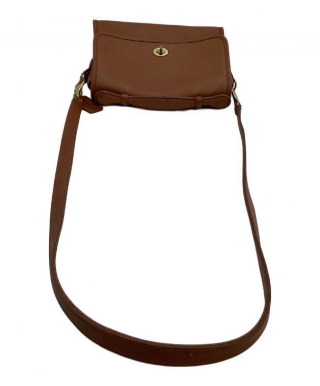 中古・古着通販】COACH (コーチ) レザーショルダーバッグ OLD COACH