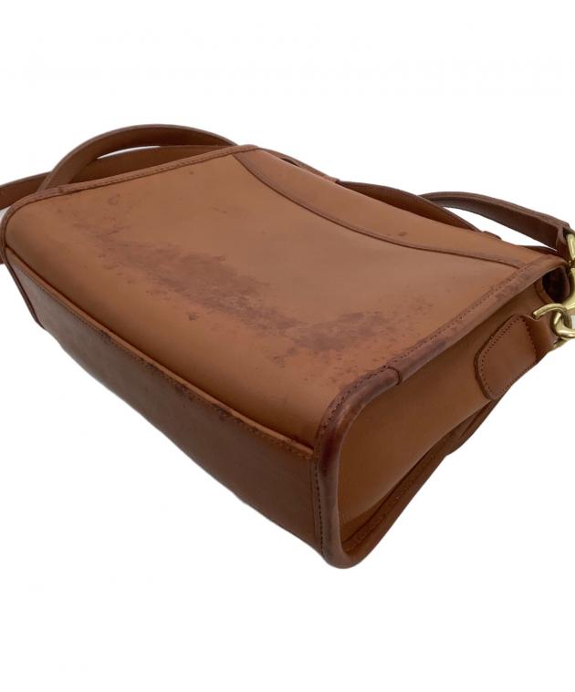 中古・古着通販】COACH (コーチ) レザーショルダーバッグ OLD COACH