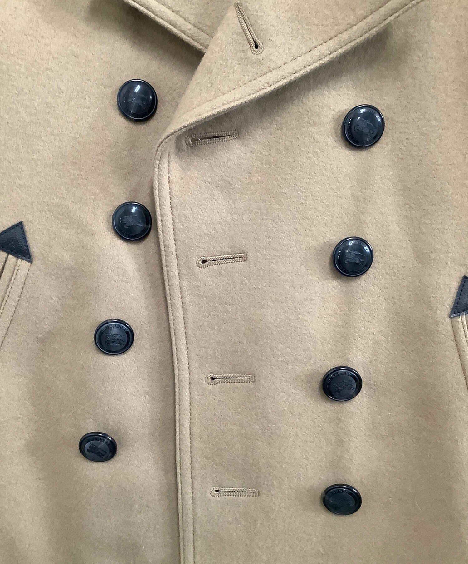 値下可！ BURBERRY BLACK LABEL Pコート 中古・古着通販】BURBERRY BLACK LABEL (バーバリーブラックレーベル