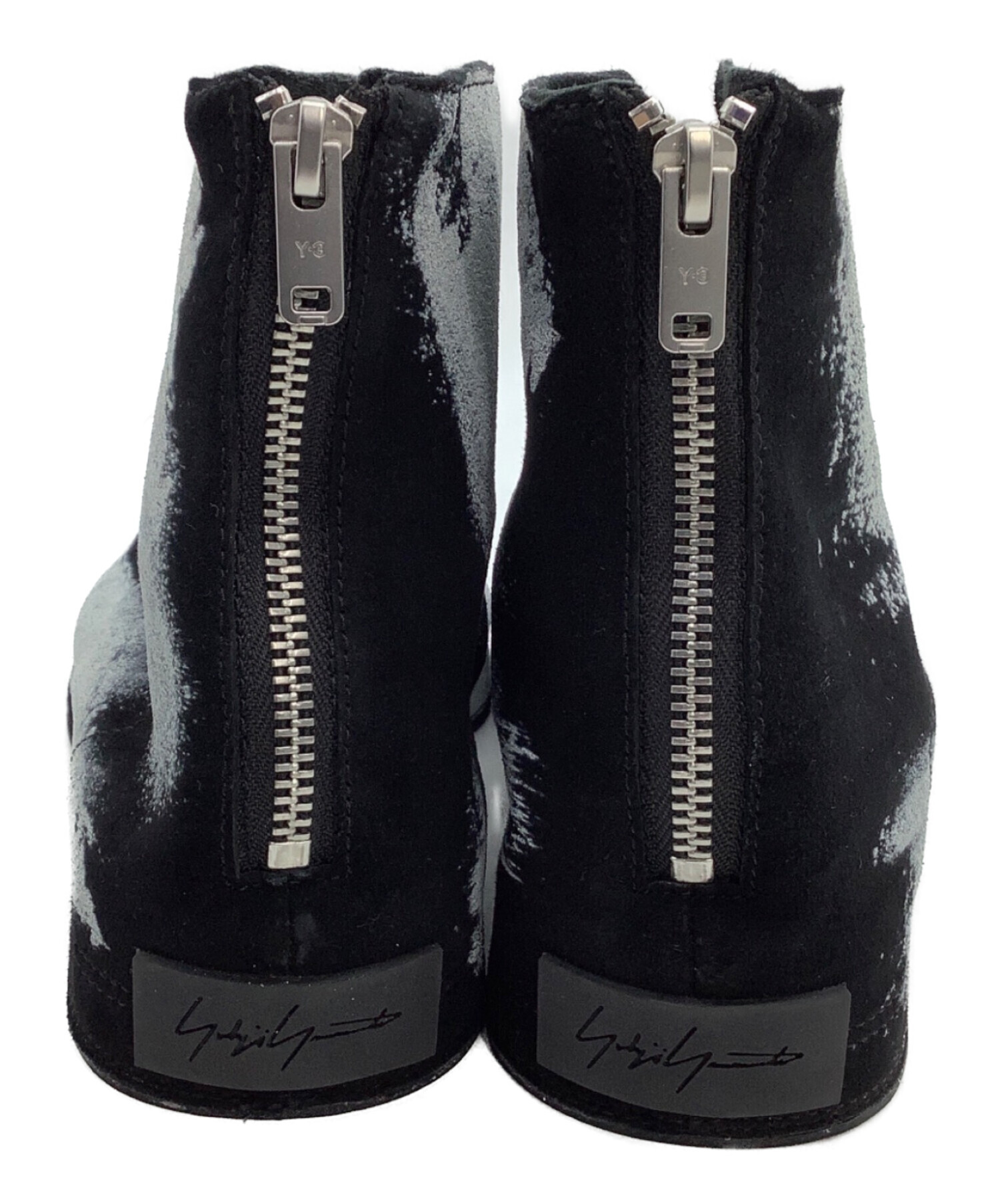 Y-3 ハイカットスニーカー ブラック 中古・古着通販】Y-3 (ワイスリー) ハイカットスニーカー NIZZASTAR HI