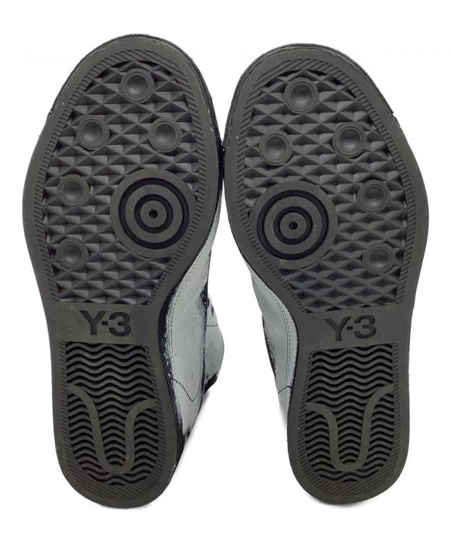 Y-3 ハイカットスニーカー ブラック/グレー 中古・古着通販】Y-3 (ワイスリー) ハイカットスニーカー NIZZASTAR HI