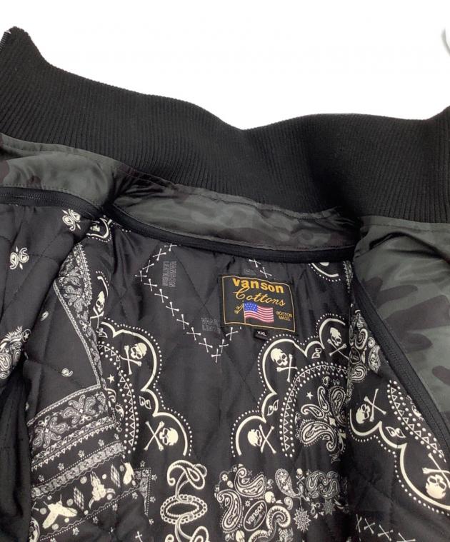 中古・古着通販】VANSON (バンソン) スタジャン STREET TRACK ブラック