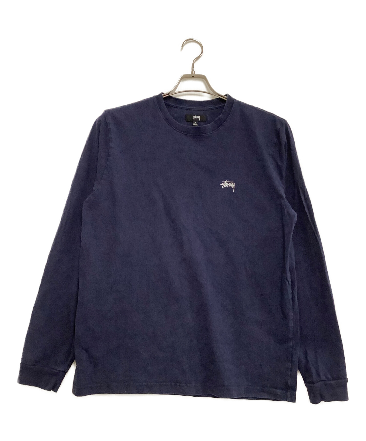 中古・古着通販】stussy (ステューシー) 長袖Tシャツ ネイビー サイズ 